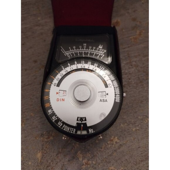 Capital Photographic Light Meter With Leather Case For DIN & ASA Film Settings - Picture 3 of 5